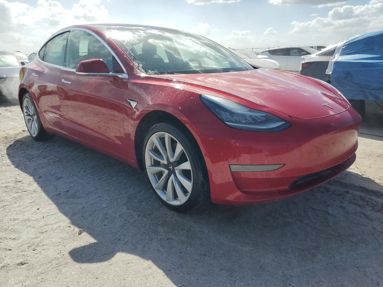 Lot #2989300295 2020 TESLA MODEL 3