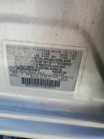 2017 NISSAN VERSA S - 3N1CN7AP4HL819372