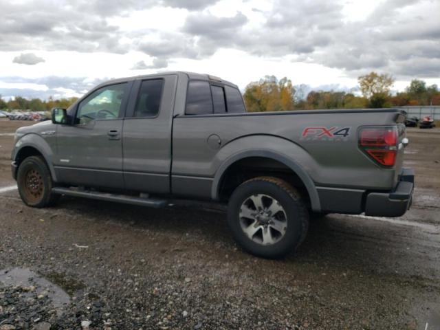 FORD F150 SUPER 2012 gray 4dr ext gas 1FTFX1ET7CFB33483 photo #3