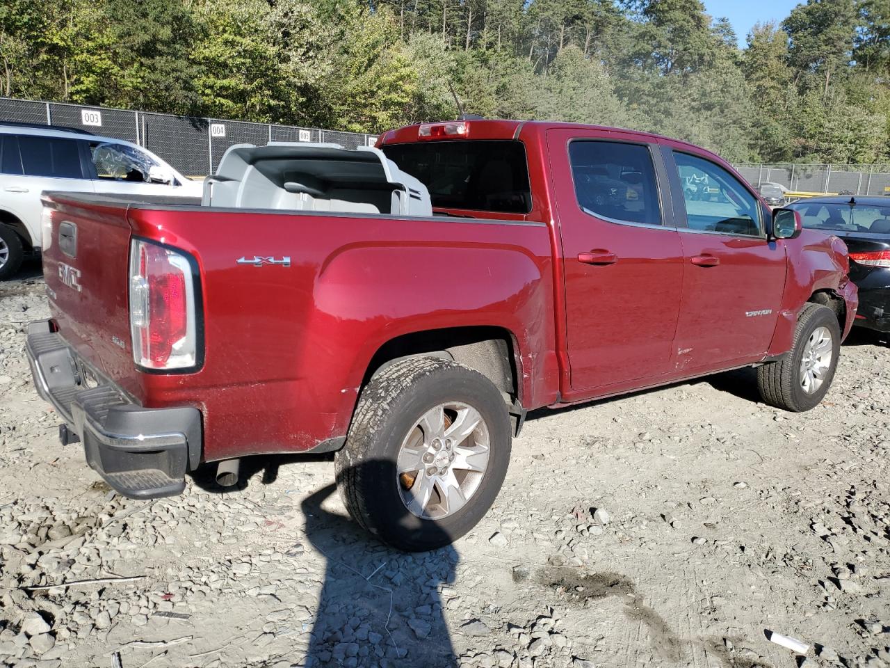 Lot #3020071631 2017 GMC CANYON SLE