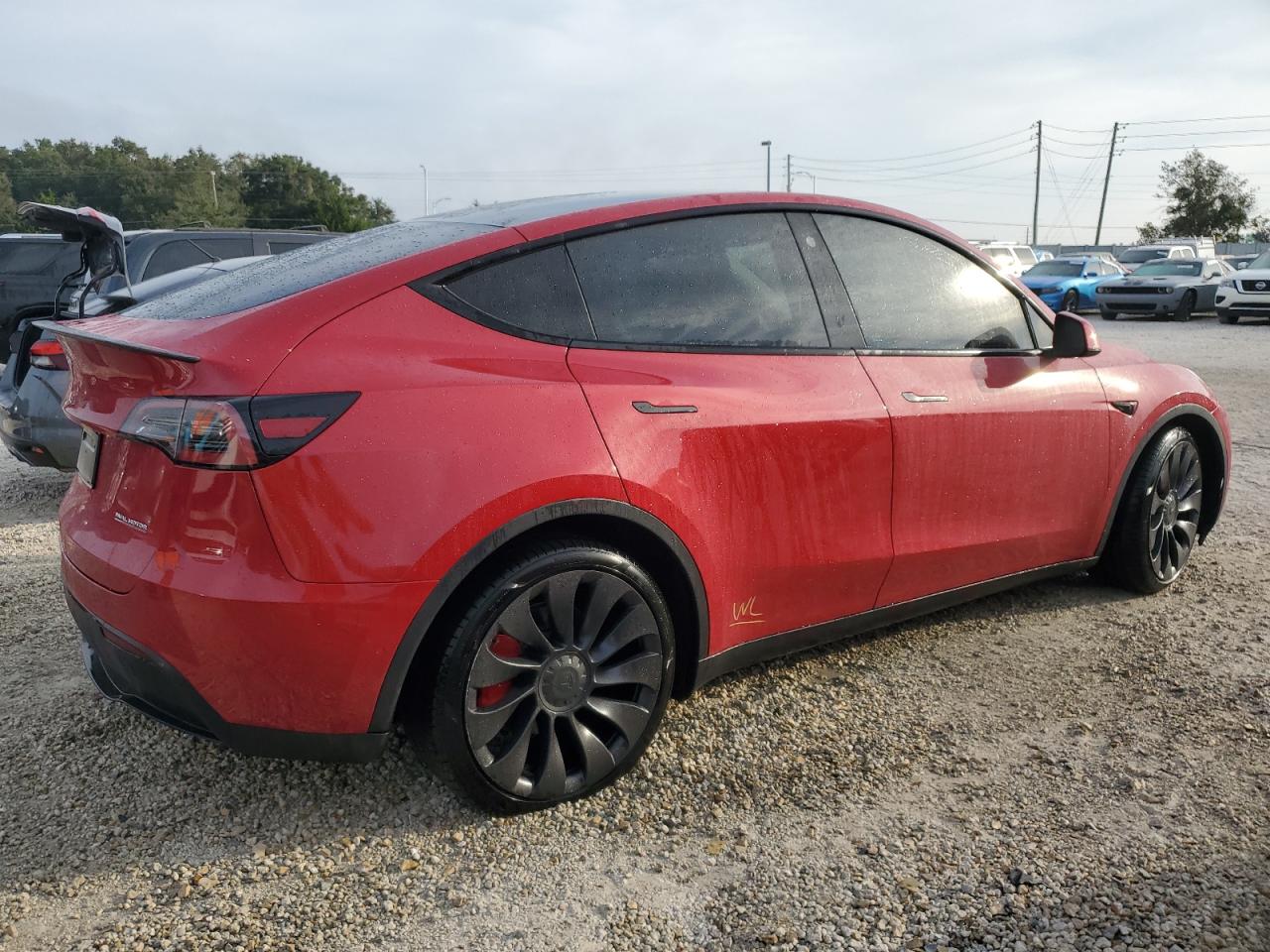 Lot #2986817200 2022 TESLA MODEL Y