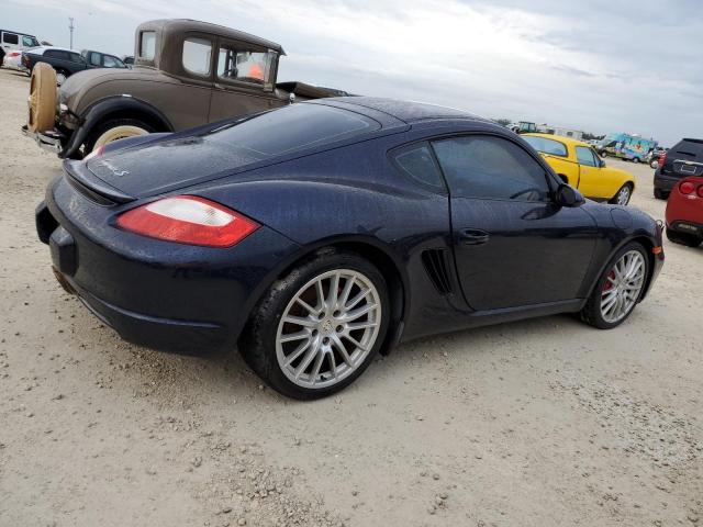 PORSCHE CAYMAN S 2006 blue  gas WP0AB29836U781164 photo #4