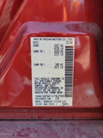 2017 NISSAN ALTIMA 2.5 - 1N4AL3AP1HC176290