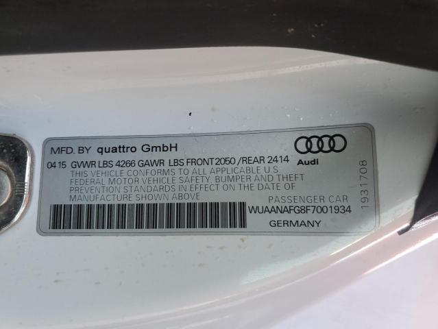 2015 AUDI R8 5.2 QUA WUAANAFG8F7001934