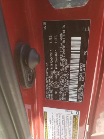 VIN JTEZU5JR9K5191845 2019 Toyota 4runner, SR5 no.14