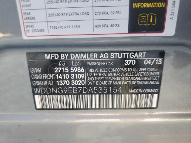 VIN WDDNG9EB7DA535154 2013 MERCEDES-BENZ S-CLASS no.12