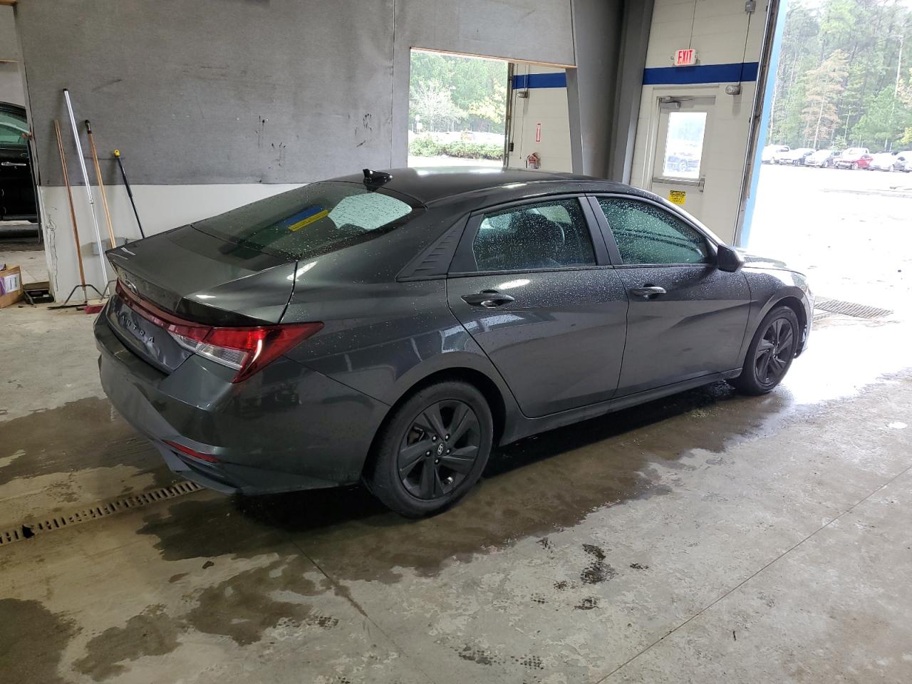 HYUNDAI ELANTRA SE 2021 gray  gas 5NPLM4AG0MH044447 photo #4