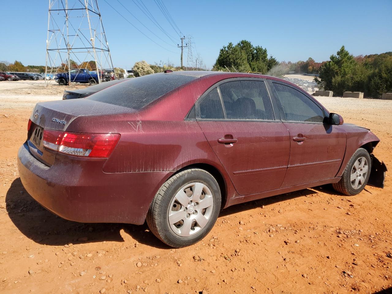 Lot #2945304497 2008 HYUNDAI SONATA GLS