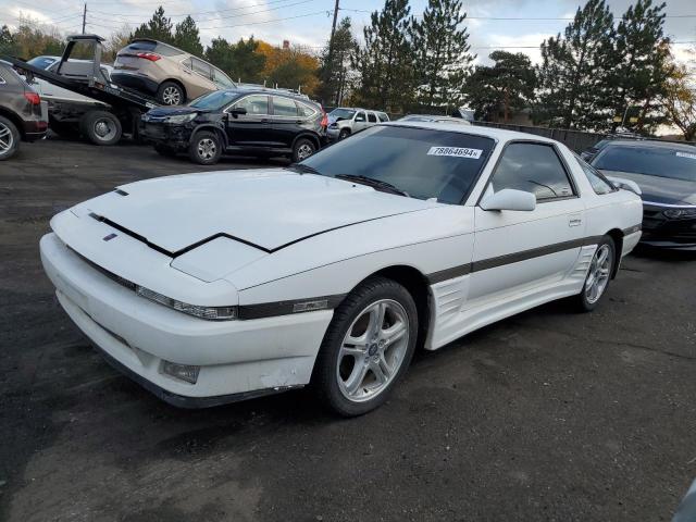 TOYOTA SUPRA 1987 white  gas JT2MA70L2H0044216 photo #1