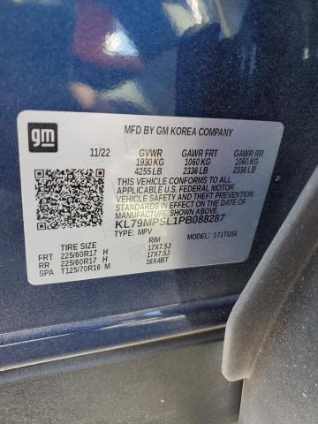 2023 CHEVROLET TRAILBLAZE - KL79MPSL1PB088287
