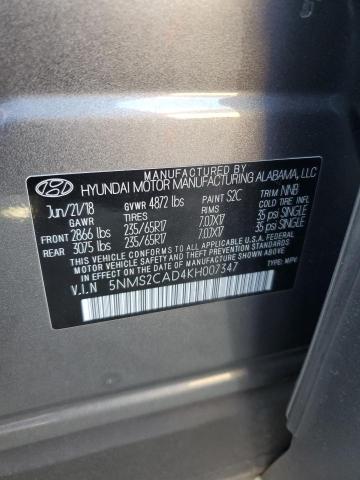 2019 HYUNDAI SANTA FE S - 5NMS2CAD4KH007347