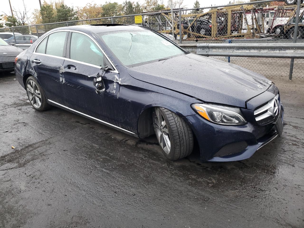 Lot #3024913371 2018 MERCEDES-BENZ C 300 4MAT