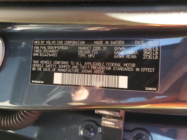 2023 VOLVO XC60 ULTIM YV4L12DA1P1211024