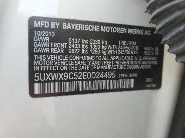 VIN 5UXWX9C52E0D24495 2014 BMW X3, Xdrive28I no.13