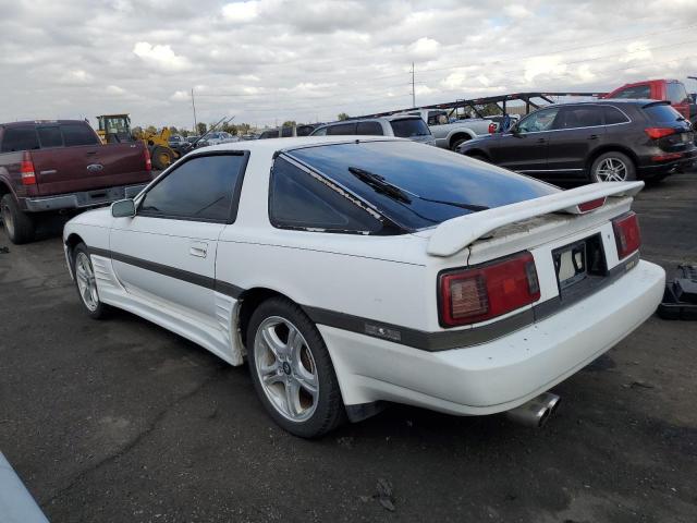 TOYOTA SUPRA 1987 white  gas JT2MA70L2H0044216 photo #3