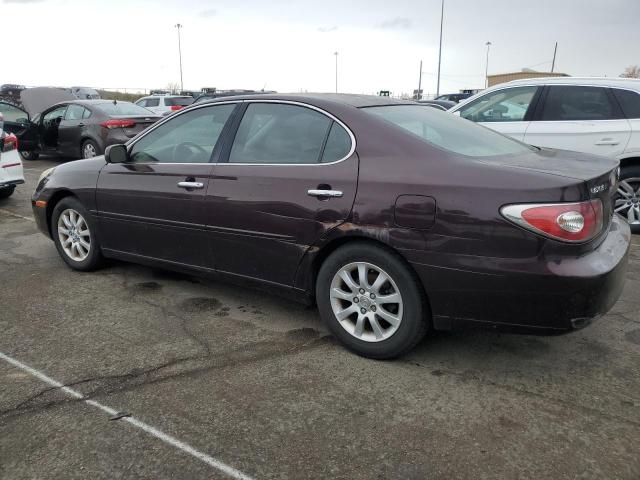 LEXUS ES 300 2002 maroon sedan 4d gas JTHBF30G425014428 photo #3