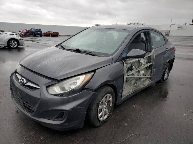 HYUNDAI ACCENT GLS 2013 charcoal  gas KMHCT4AE4DU361926 photo #1