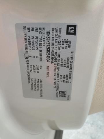 2012 GMC YUKON XL K - 1GKS2KE72CR284904