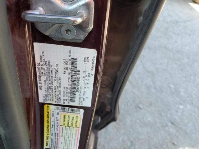 2017 FORD FUSION SE - 3FA6P0HD7HR311049