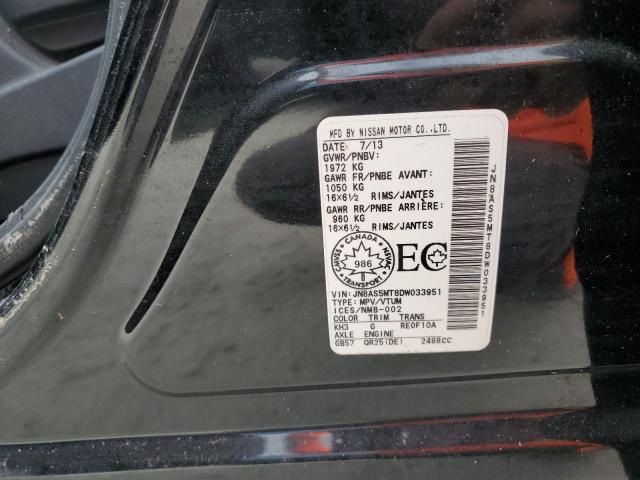 VIN JN8AS5MT8DW033951 2013 Nissan Rogue, S no.14