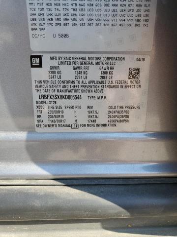 2019 BUICK ENVISION P - LRBFX3SX8KD006544