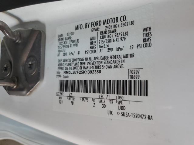 2019 FORD TRANSIT CO - NM0LS7F25K1392380