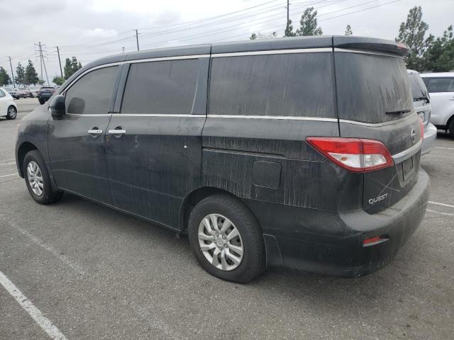 NISSAN QUEST 2012 black  gas JN8AE2KP3C9045708 photo #3