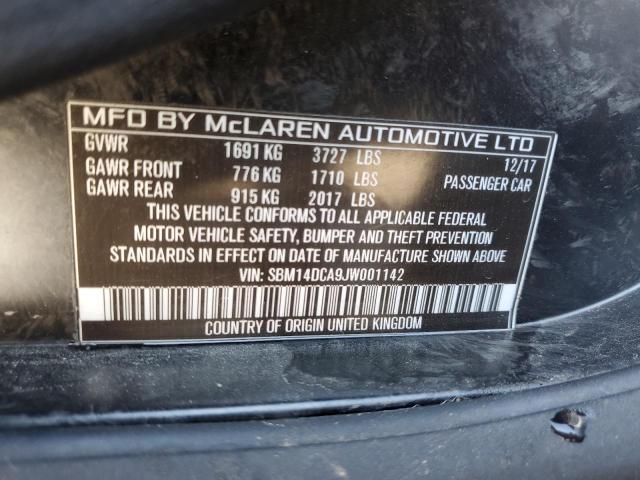 2018 MCLAREN AUTOMOTIVE 720S SBM14DCA9JW001142