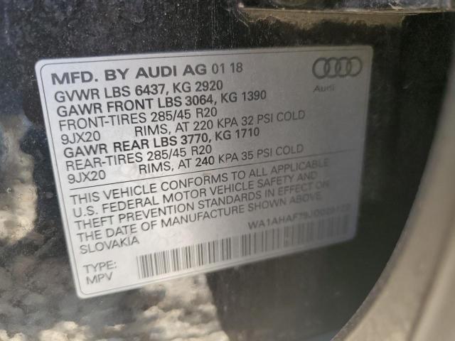 VIN WA1AHAF79JD029122 2018 AUDI Q7 no.13