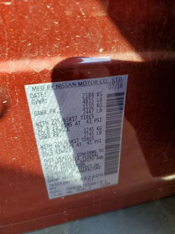 2018 NISSAN ROGUE SV H 5N1ET2MV3JC832409