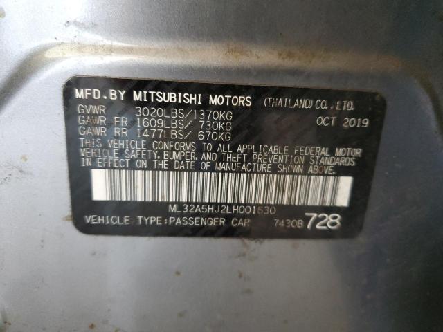 2020 MITSUBISHI MIRAGE LE ML32A5HJ2LH001630