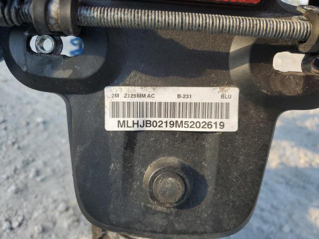 2021 HONDA Z125 M MLHJB0219M5202619