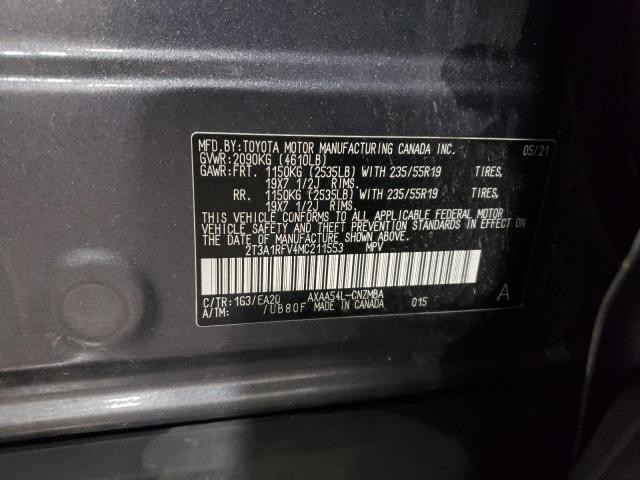 2021 TOYOTA RAV4 XLE P - 2T3A1RFV4MC211553