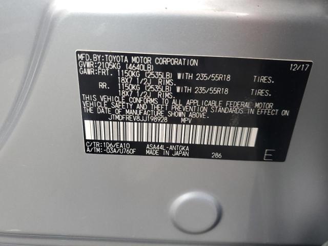 2018 TOYOTA RAV4 LIMIT - JTMDFREV8JJ198928