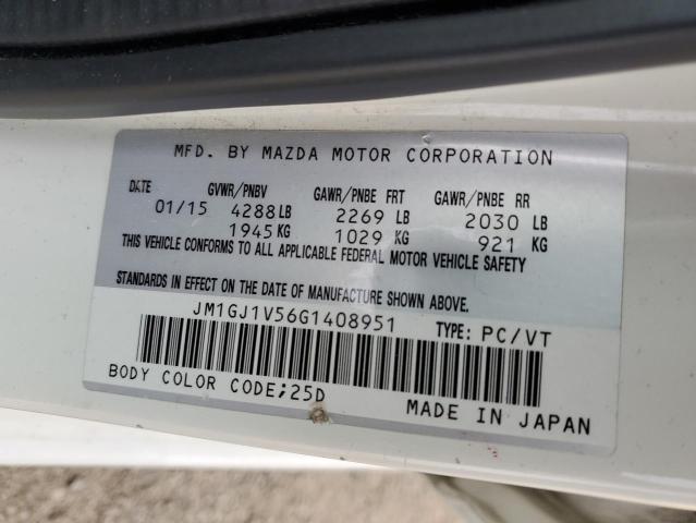 2016 MAZDA 6 TOURING - JM1GJ1V56G1408951