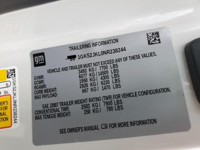 2022 GMC YUKON XL D - 1GKS2JKL0NR238244