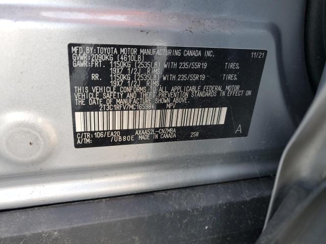 2021 TOYOTA RAV4 XLE P - 2T3C1RFV7MC165984
