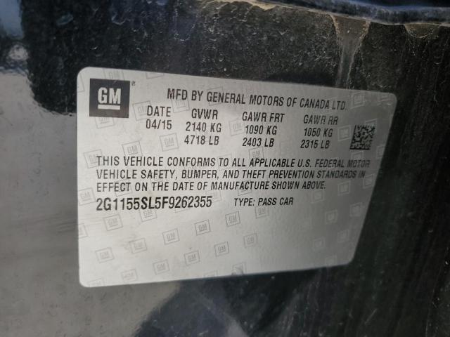 2015 CHEVROLET IMPALA LTZ - 2G1155SL5F9262355