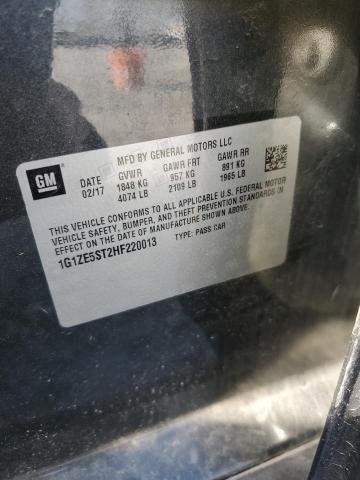 2017 CHEVROLET MALIBU LT - 1G1ZE5ST2HF220013