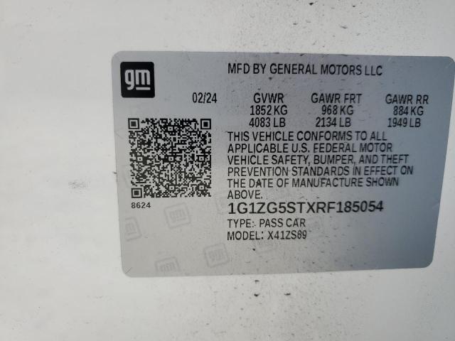 VIN 1G1ZG5STXRF185054 2024 Chevrolet Malibu, RS no.12