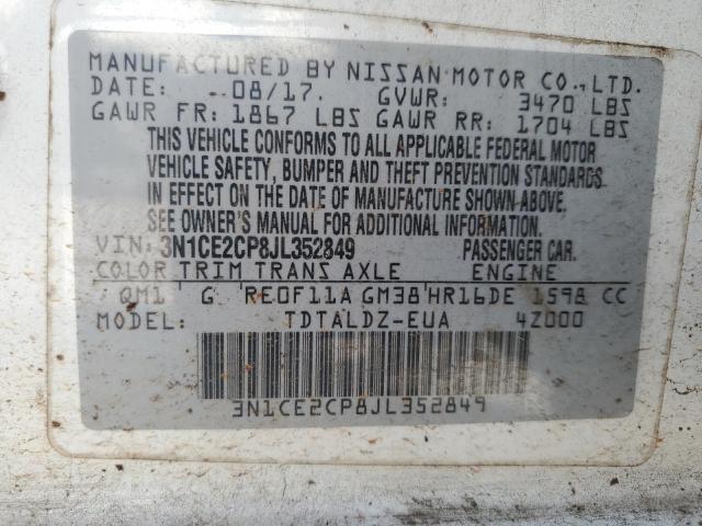 2018 NISSAN VERSA NOTE - 3N1CE2CP8JL352849
