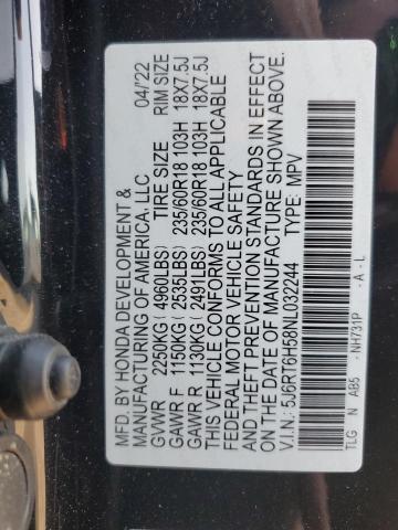 2022 HONDA CR-V EX - 5J6RT6H58NL032244