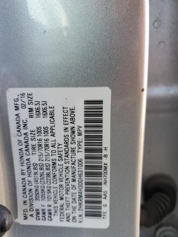 2016 HONDA CR-V LX - 2HKRM4H30GH631006