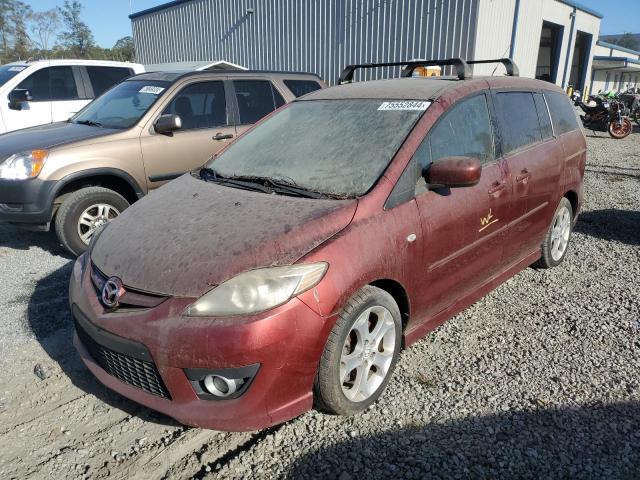 MAZDA 5 2009 red  gas JM1CR293890329599 photo #1