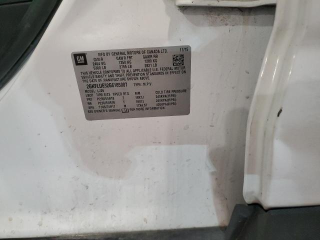 2016 GMC TERRAIN SL - 2GKFLUE32G6185007