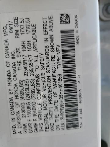 2017 HONDA CR-V LX - 2HKRW5H35HH401866