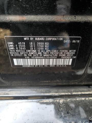 2018 SUBARU LEGACY 2.5 - 4S3BNAN60J3045808