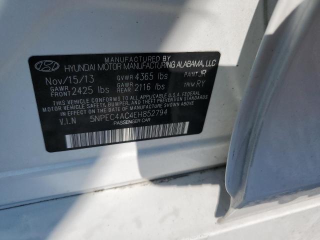 VIN 5NPEC4AC4EH852794 2014 HYUNDAI SONATA no.13