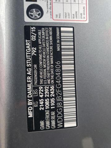 2015 MERCEDES-BENZ C 350 4MAT - WDDGJ8JB2FG404806