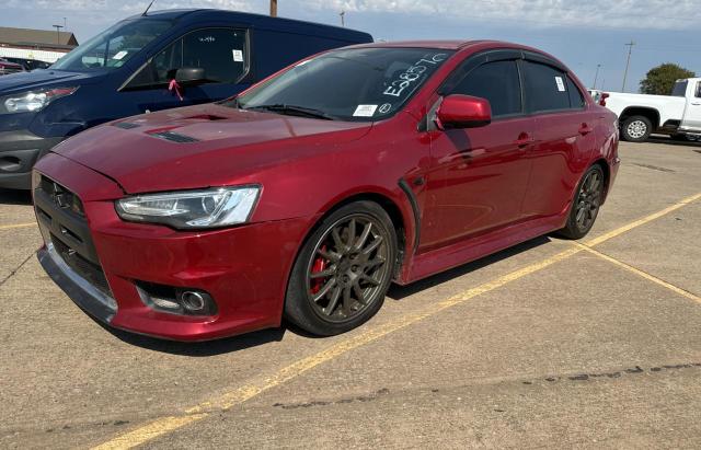 MITSUBISHI LANCER EVO 2012 red sedan 4d gas JA32W8FV0CU019216 photo #3